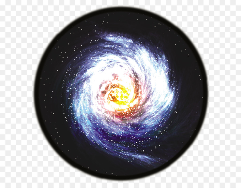 Спиральная Галактика на белом фоне