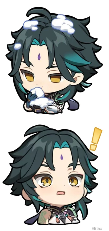 Сяо Чиби Стикеры