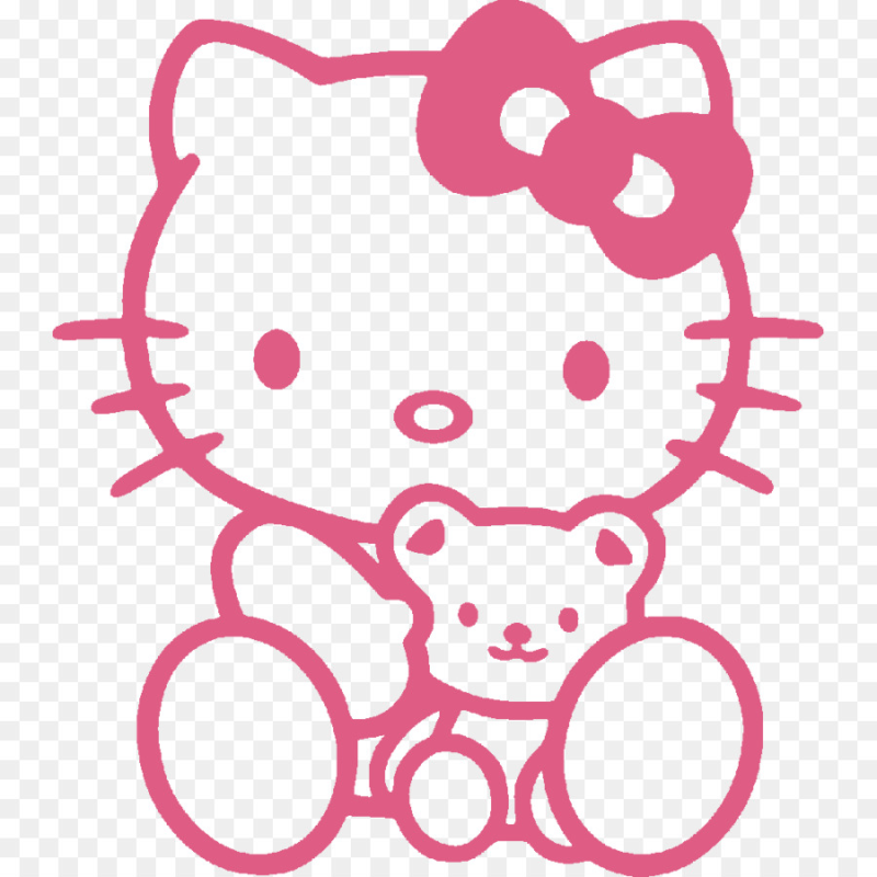 Hello Kitty Sanrio Стикеры