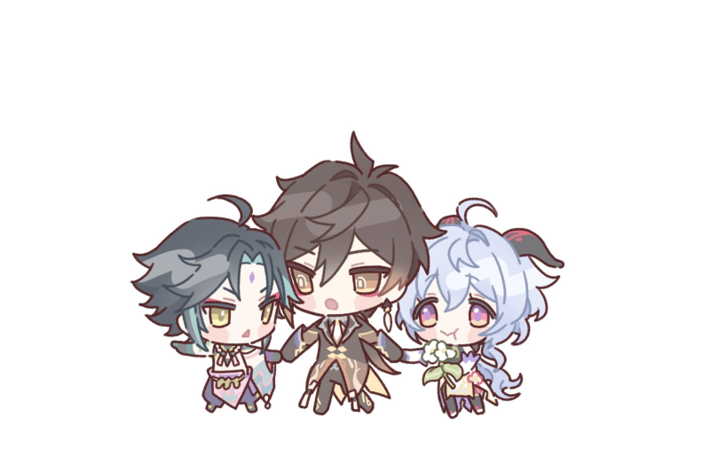 Геншин Импакт арты Сяо Чиби