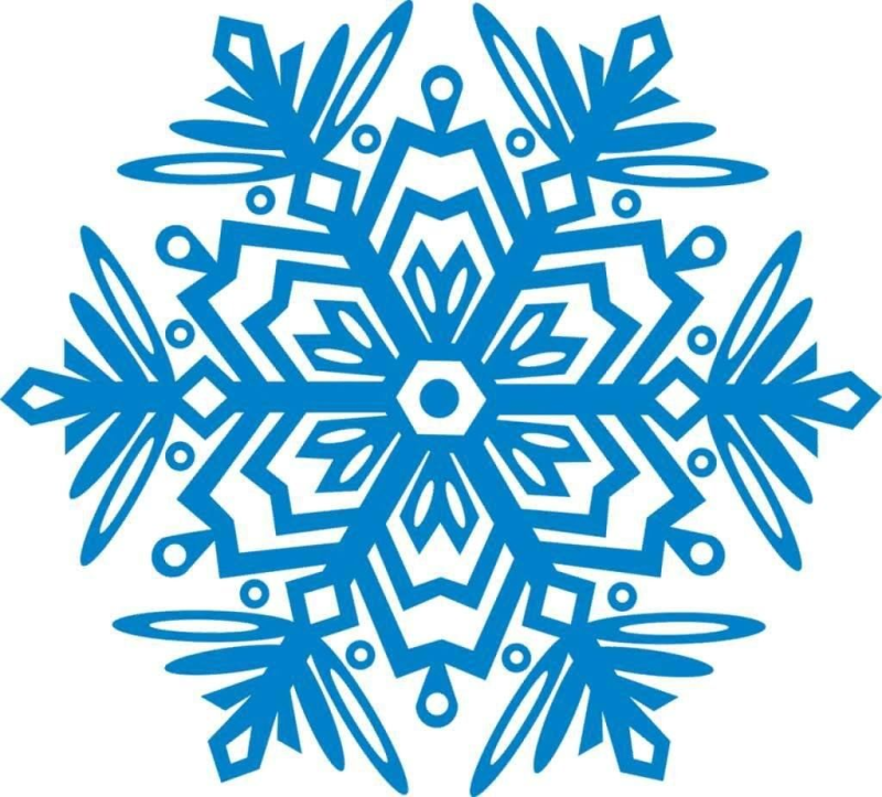 Снежинки на прозрачном фоне