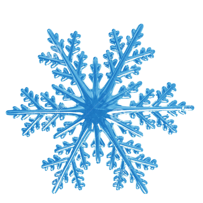 Снежинки на прозрачном фоне