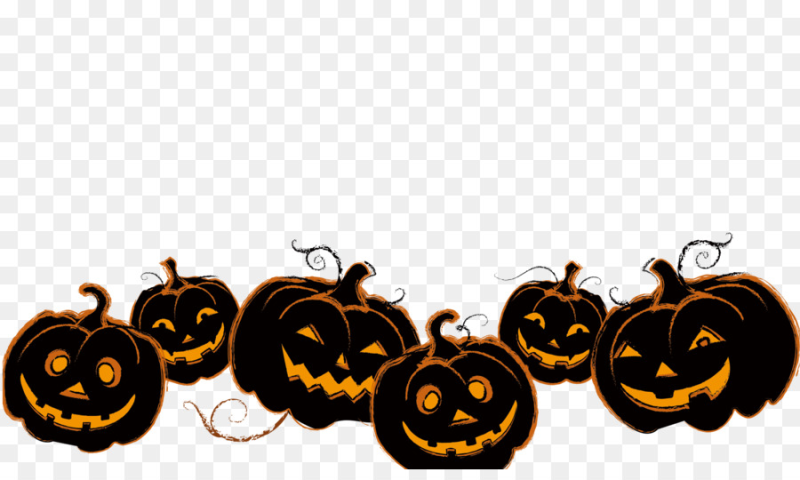 Хэллоуин на белом фоне