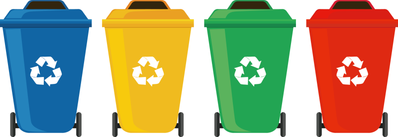 Раздельные мусорные баки