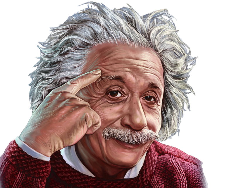 Альберт Эйнштейн PNG