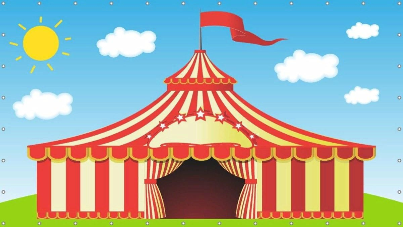 Шатёр цирка для детей