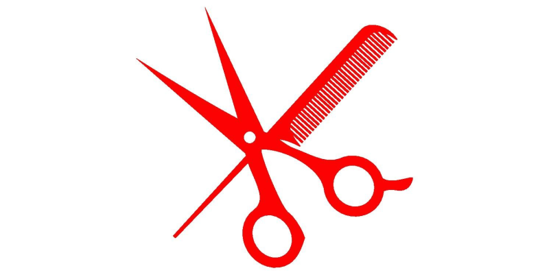 Ножницы парикмахерские для визитки