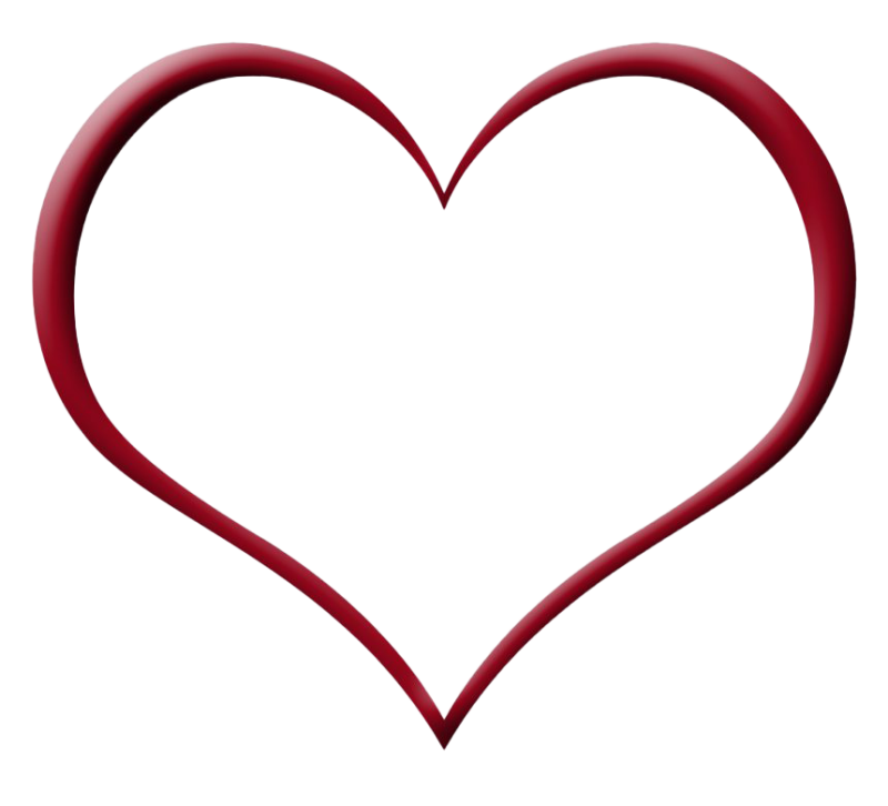 Сердечки на прозрачном фоне