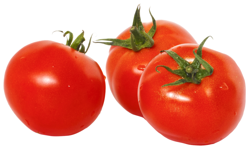 Помидор на прозрачном фоне