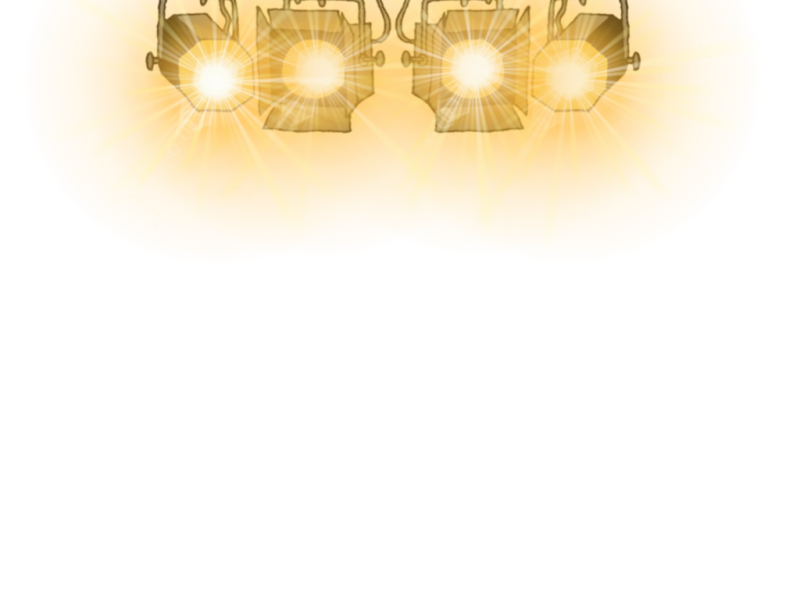 Свет на прозрачном фоне