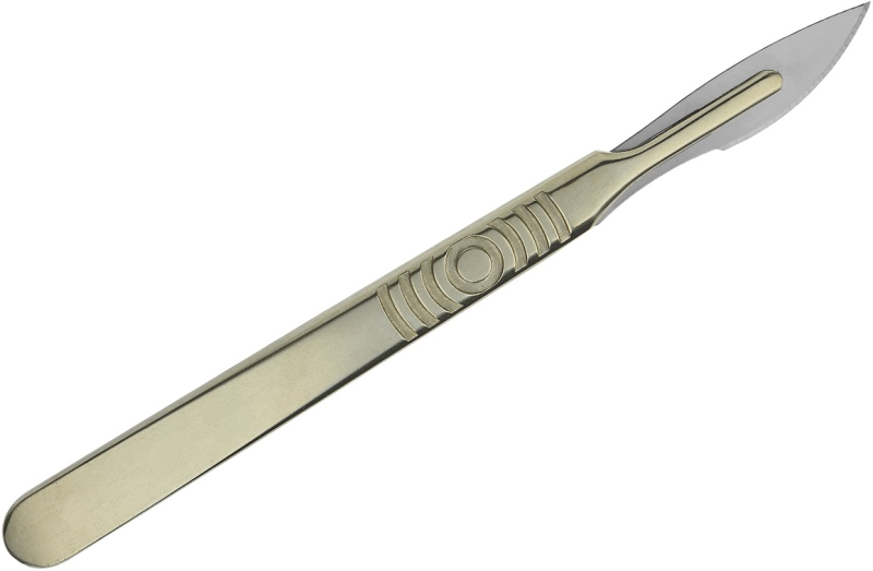 Скальпель хирургический одноразовый брюшистый