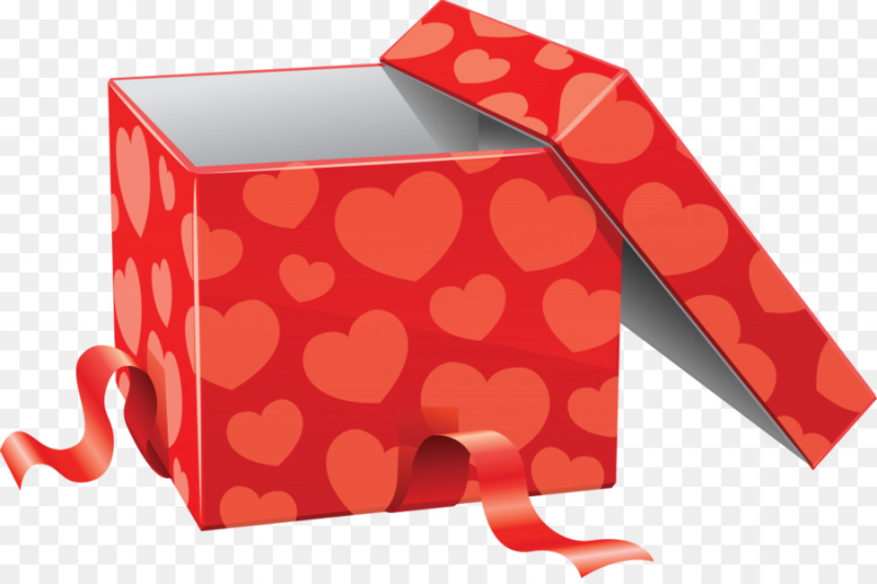 Открытая подарочная коробка