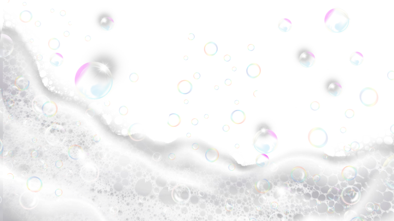Мыльная пена без фона