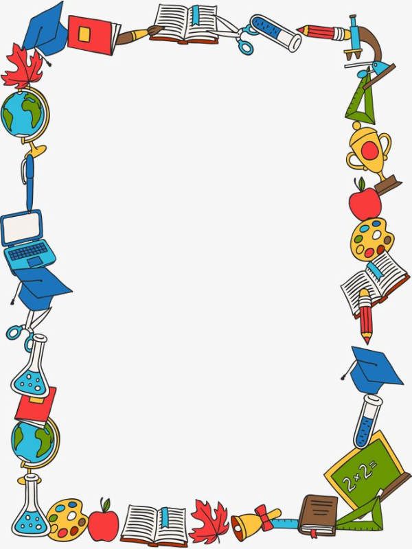 Рамка Школьная вертикальная