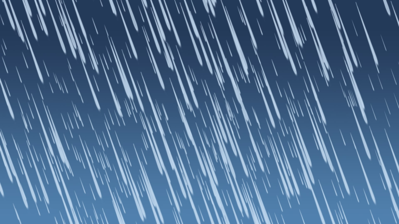 Дождь на прозрачном фоне