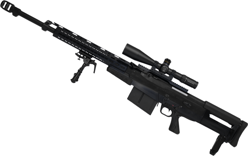 Винтовка на белом фоне