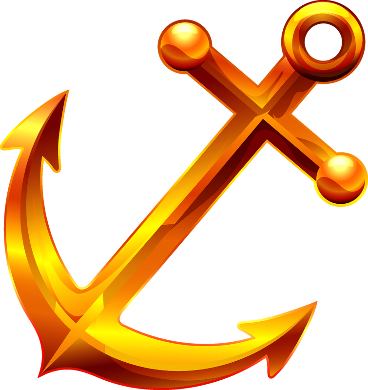 Картинка якорь для детей на прозрачном фоне