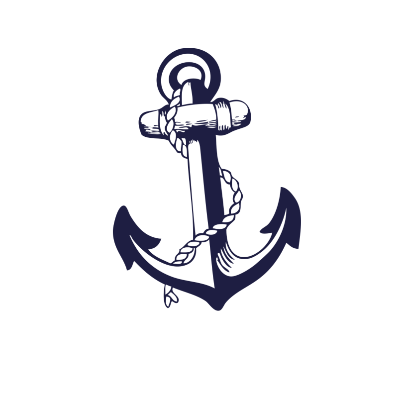 Морской якорь рисунок