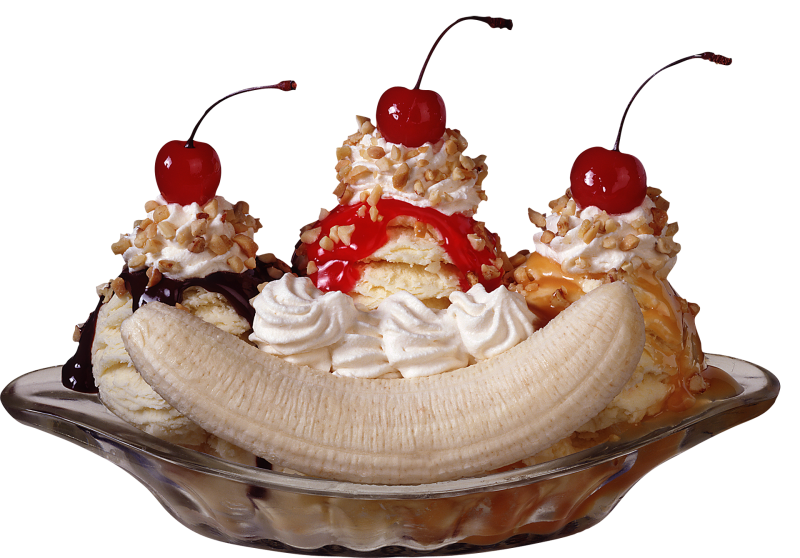 Сладости на белом фоне