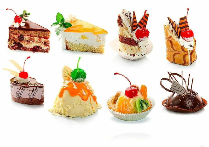 Красивые пирожные