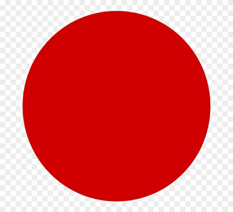 Прозрачный красный круг