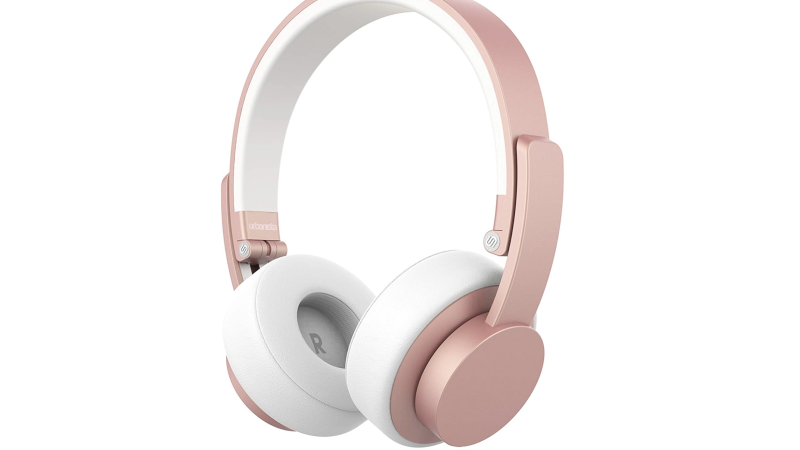 Розовые наушники