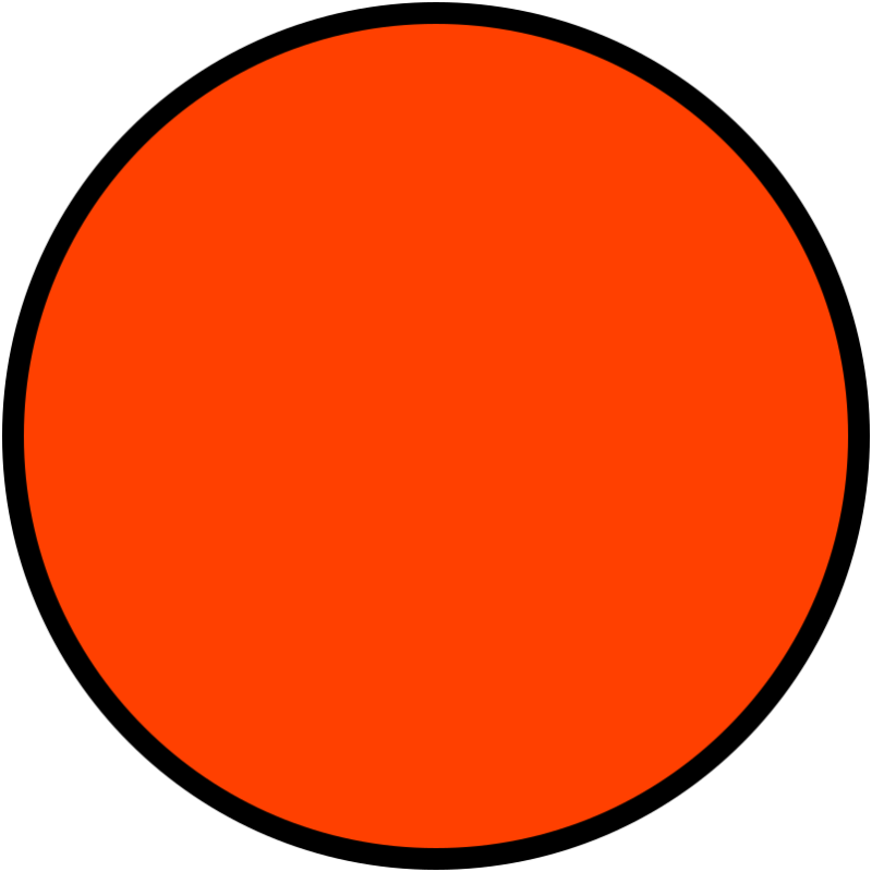 Красный кружок