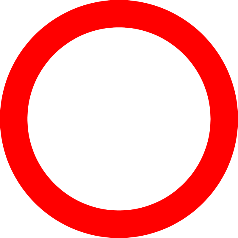 Красный круг для фотошопа