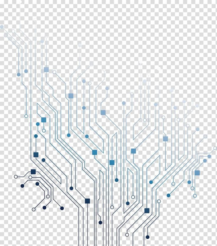 Абстрактные линии на прозрачном фоне