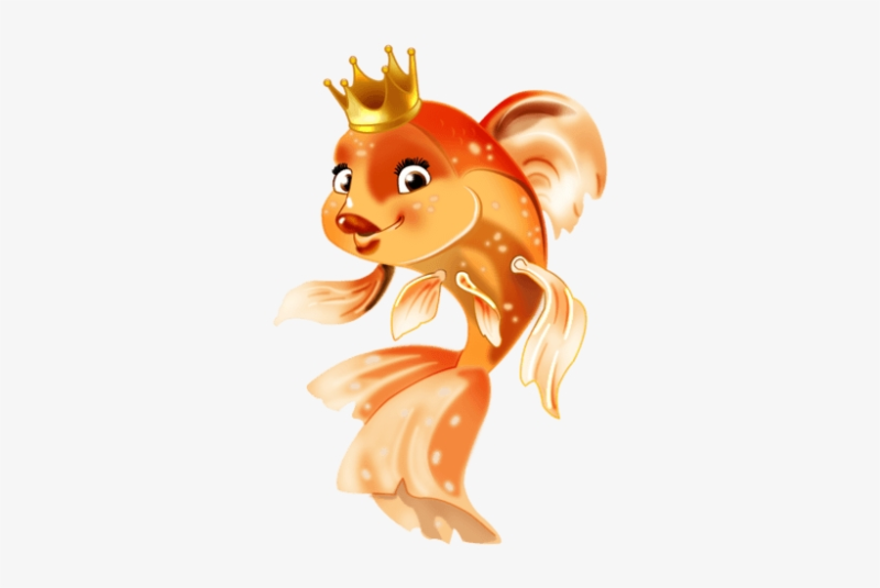 Мультяжнаязолотая рыбка