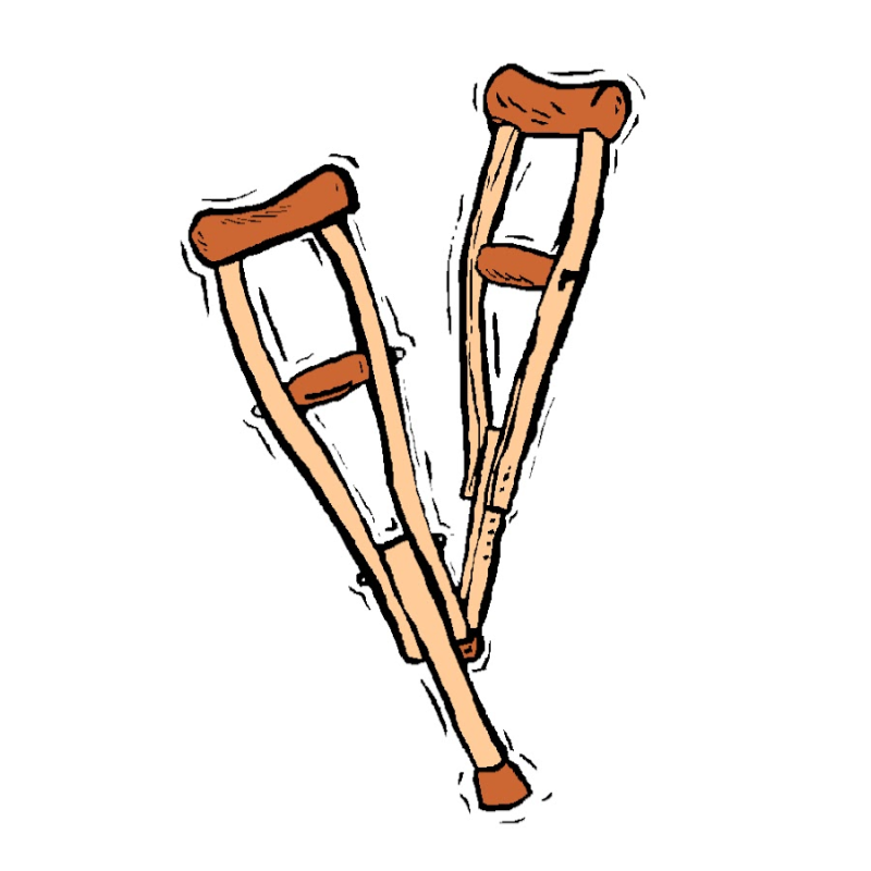 Костыль старый