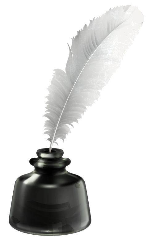 Перо и чернильница