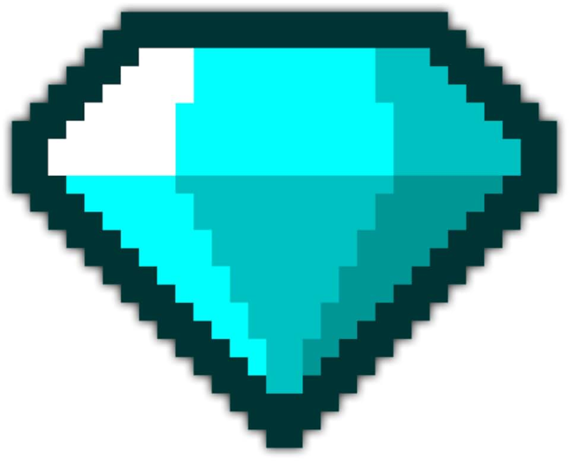 Пиксельный бриллиант