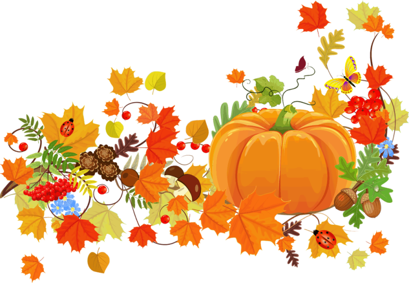Клипарт осень на прозрачном фоне