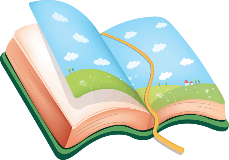 Книжка на белом фоне