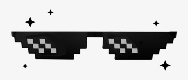 Пиксельные очки Thug Life