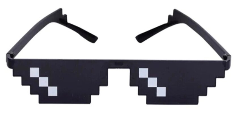 Пиксельные очки Thug Life