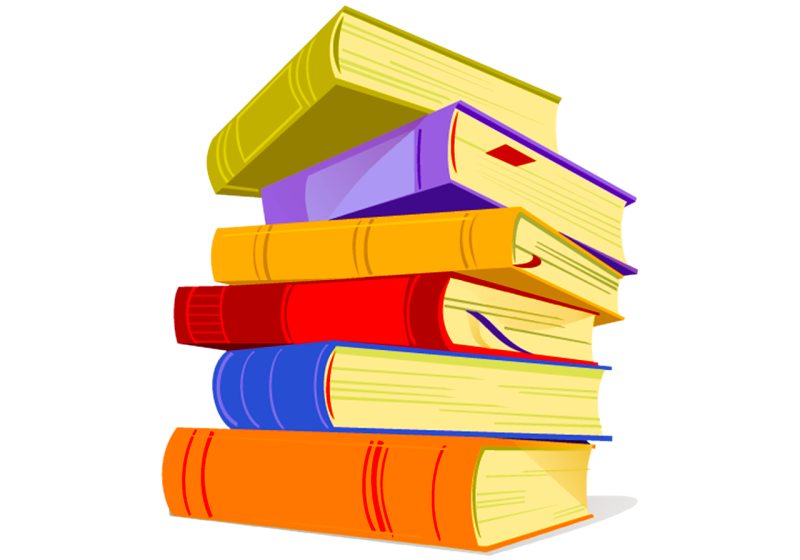 Книжки на прозрачном фоне