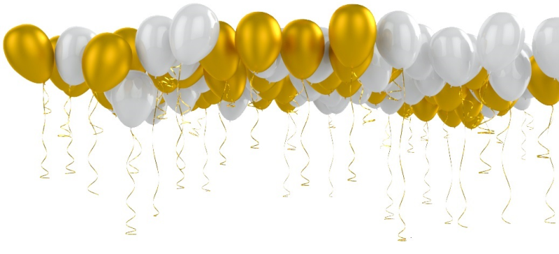 Шарики на прозрачном фоне