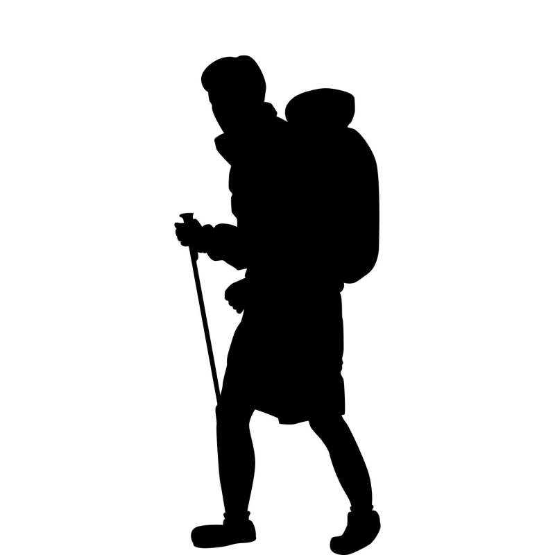 Силуэт путешественника