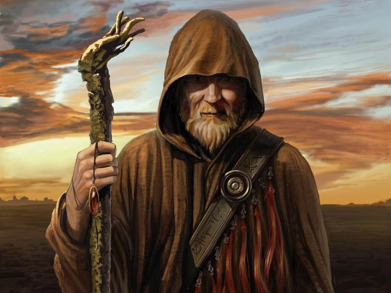 Странник с посохом