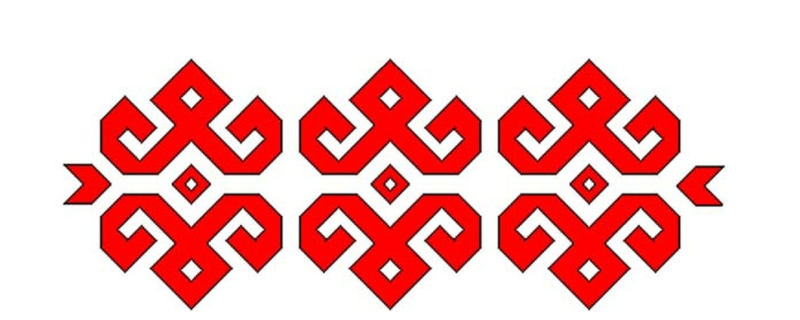 Мордва узоры национальные