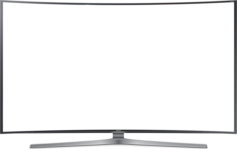 Телевизор на прозрачном фоне