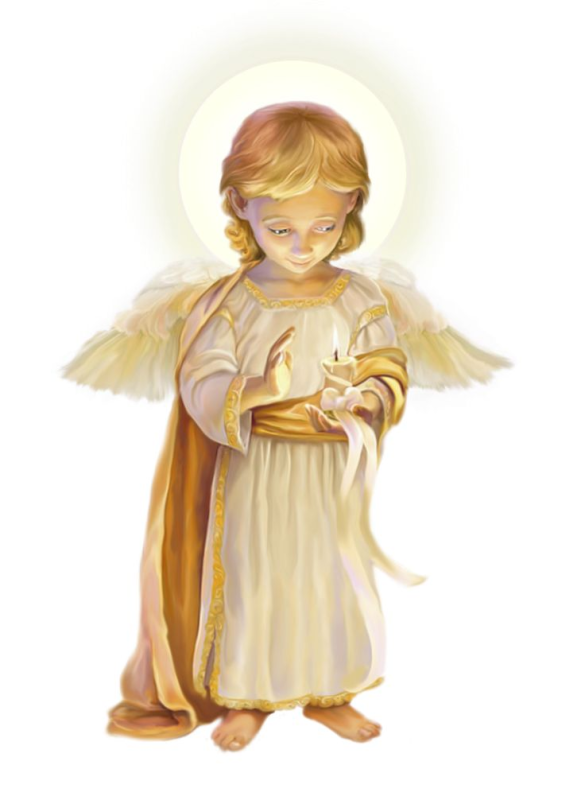 Рождественский ангел на прозрачном фоне