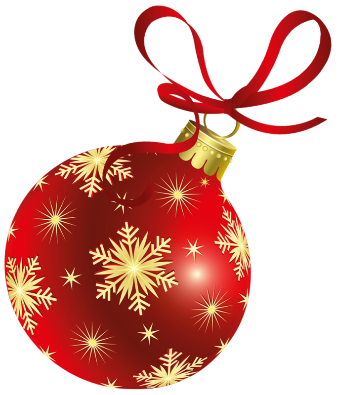 Елочные игрушки на прозрачном фоне