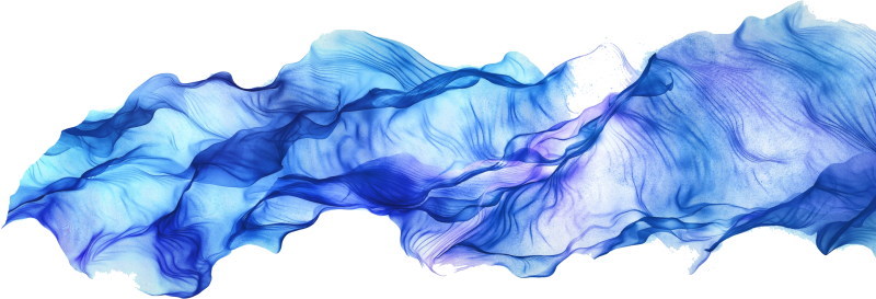 Голубые разводы