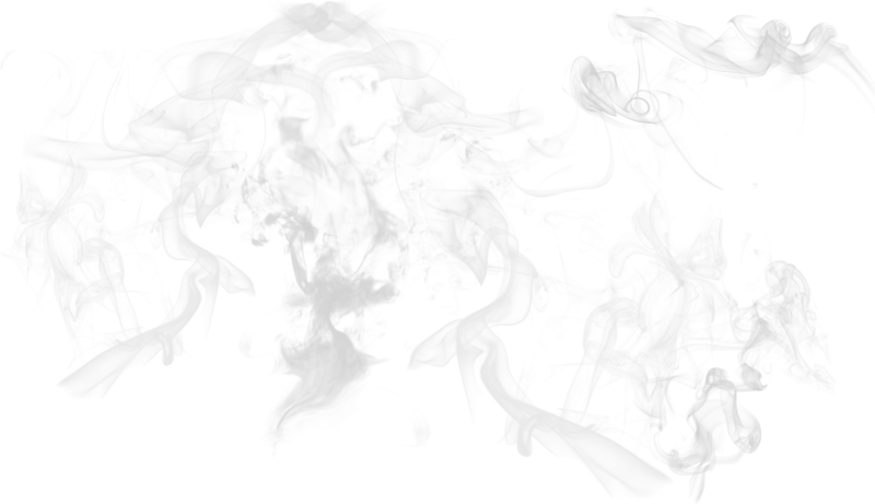Белый дым на прозрачном фоне