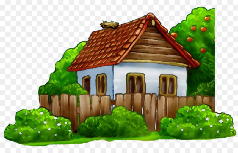 Домик с огородом