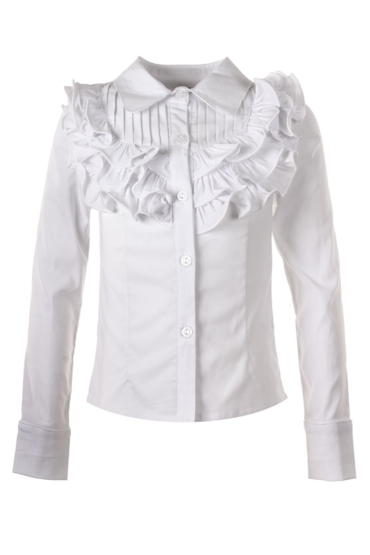 Белая рубашка для девочки