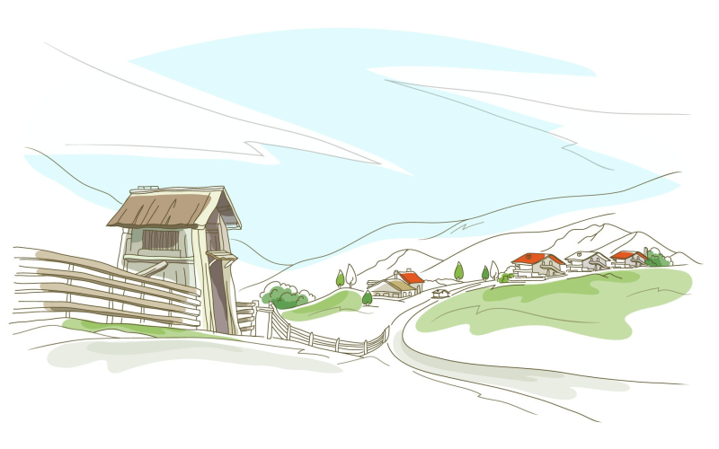 Векторный пейзаж